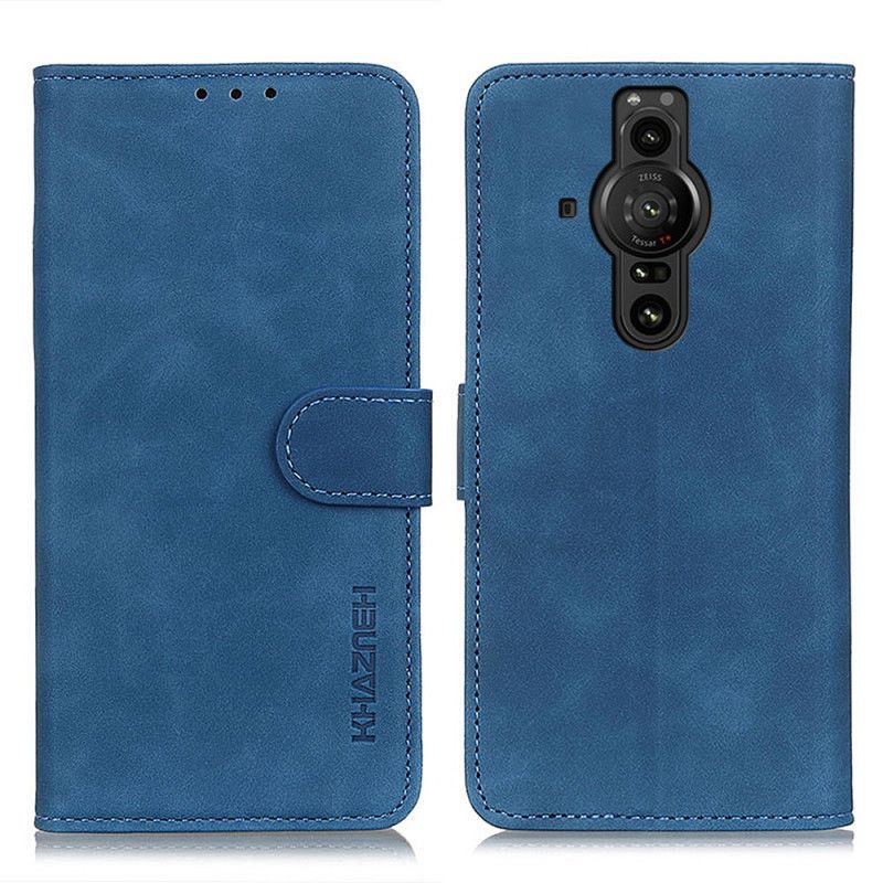 Læder Cover Sony Xperia Pro-i Telefon Etui Khazneh Vintage Lædereffekt