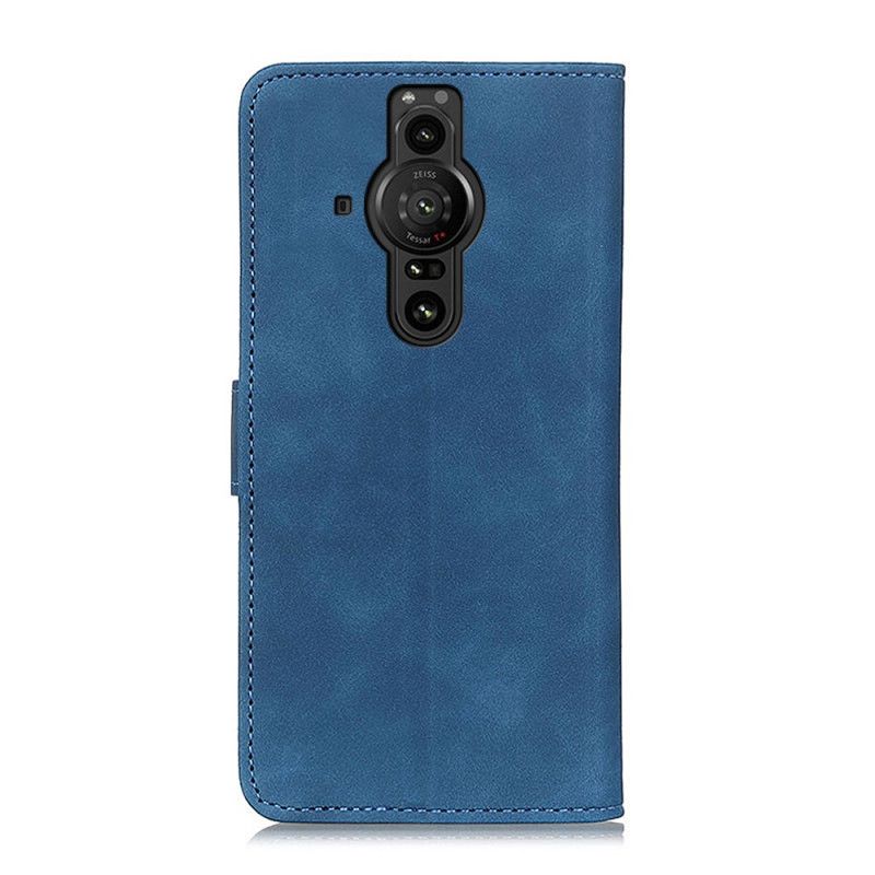 Læder Cover Sony Xperia Pro-i Telefon Etui Khazneh Vintage Lædereffekt