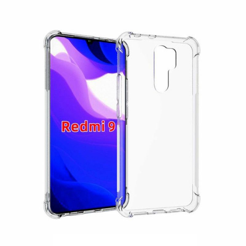 Cover Xiaomi Redmi 9 Mobilcover Gennemsigtige Forstærkede Hjørner