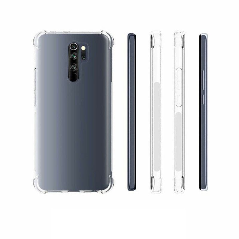 Cover Xiaomi Redmi 9 Mobilcover Gennemsigtige Forstærkede Hjørner