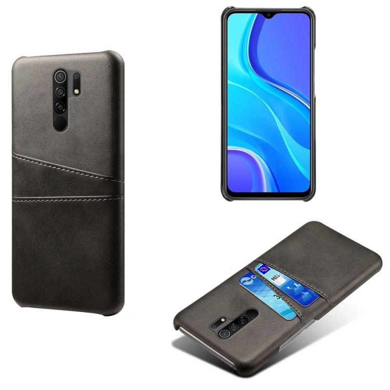 Cover Xiaomi Redmi 9 Sort Kortholder