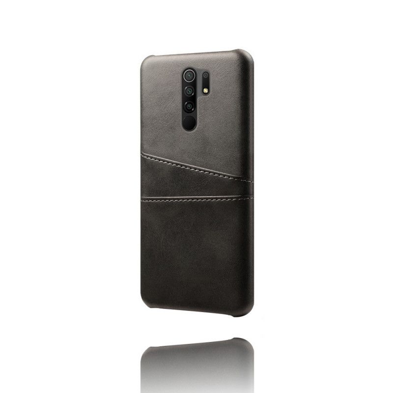 Cover Xiaomi Redmi 9 Sort Kortholder