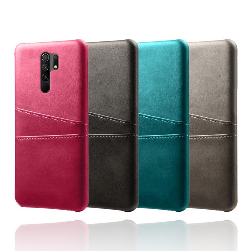 Cover Xiaomi Redmi 9 Sort Kortholder