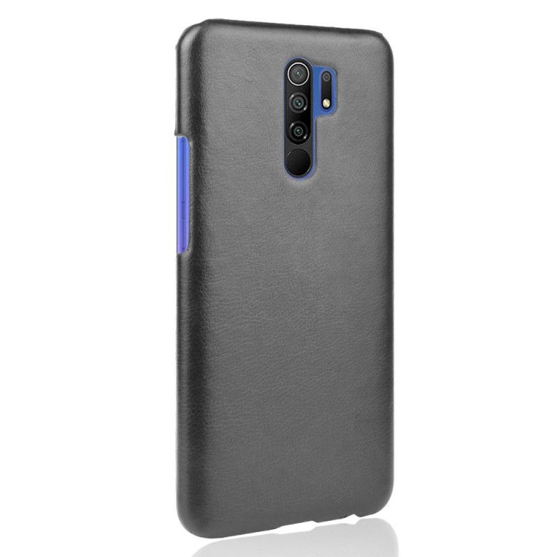 Cover Xiaomi Redmi 9 Sort Performance Lædereffekt