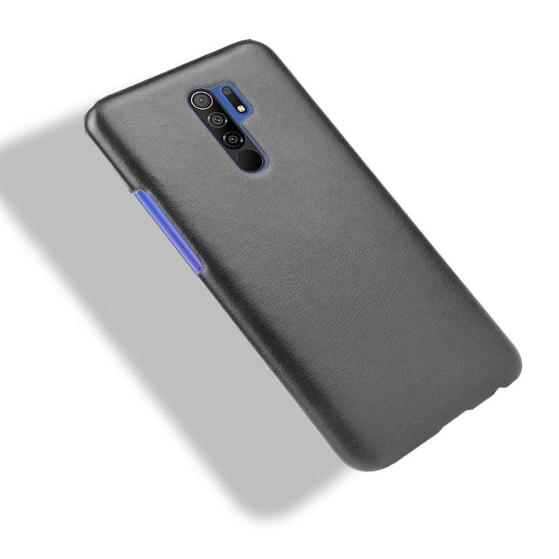 Cover Xiaomi Redmi 9 Sort Performance Lædereffekt