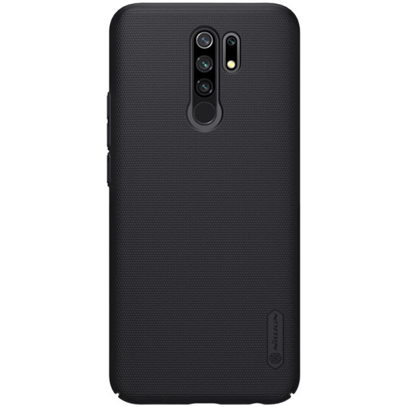 Cover Xiaomi Redmi 9 Sort Stiv Frostet Nillkin