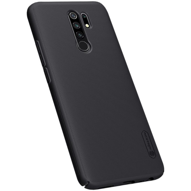 Cover Xiaomi Redmi 9 Sort Stiv Frostet Nillkin