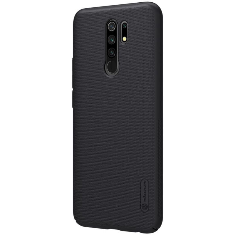 Cover Xiaomi Redmi 9 Sort Stiv Frostet Nillkin