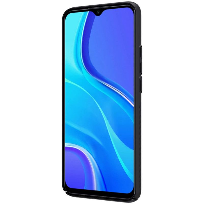 Cover Xiaomi Redmi 9 Sort Stiv Frostet Nillkin