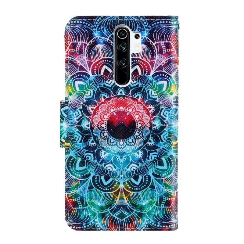 Flip Cover Læder for Xiaomi Redmi 9 Prangende Mandala