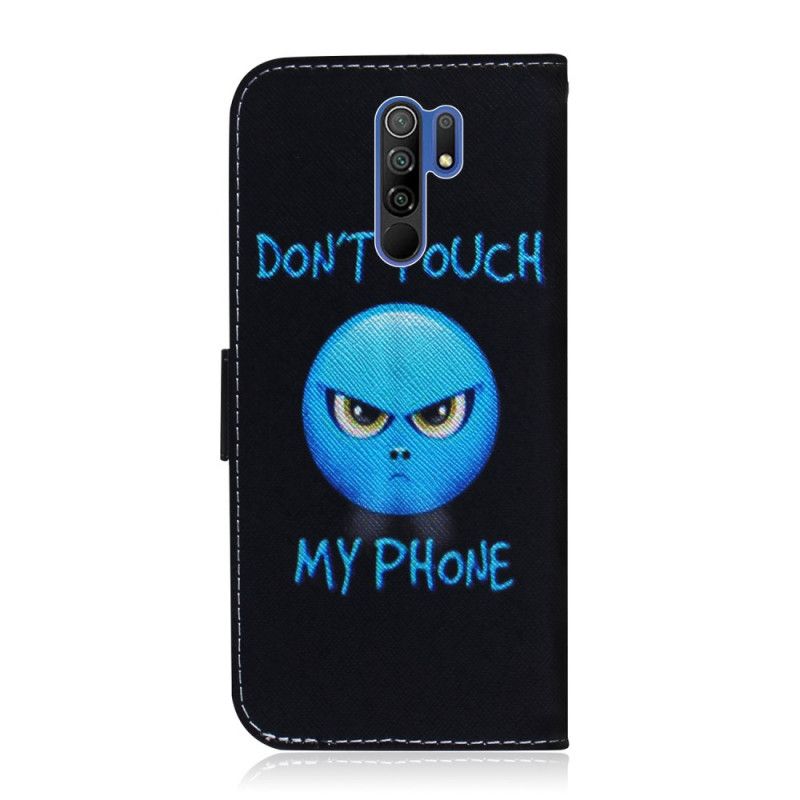 Flip Cover Læder Xiaomi Redmi 9 Emoji-Telefon