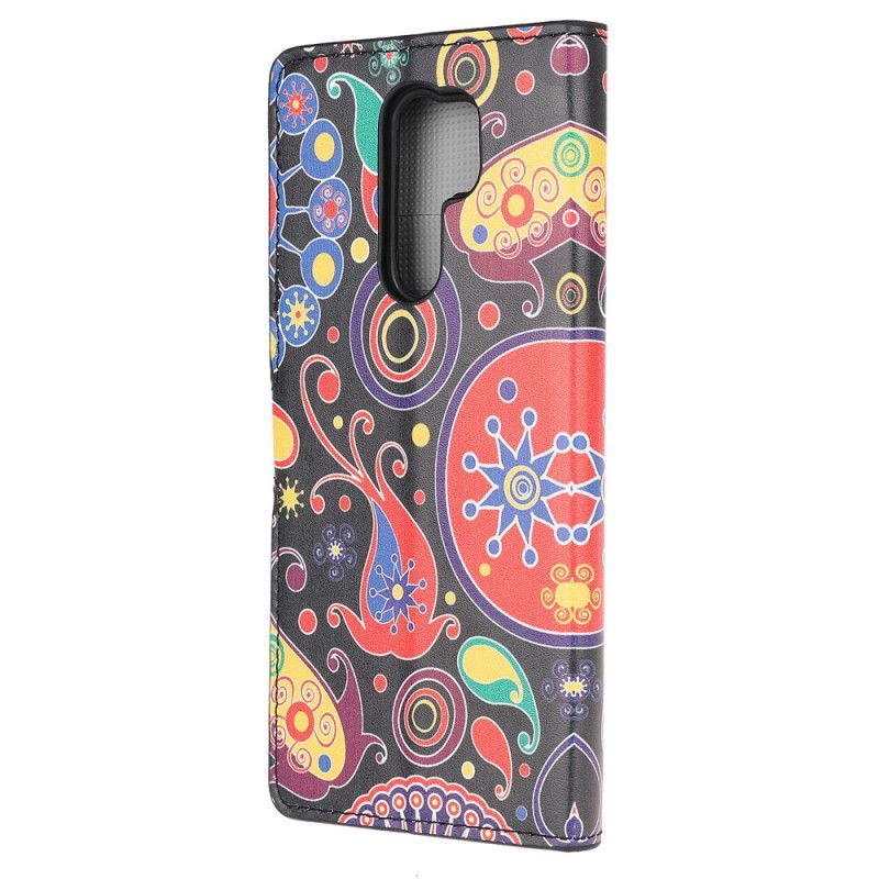 Flip Cover Læder Xiaomi Redmi 9 Galakse Design Original