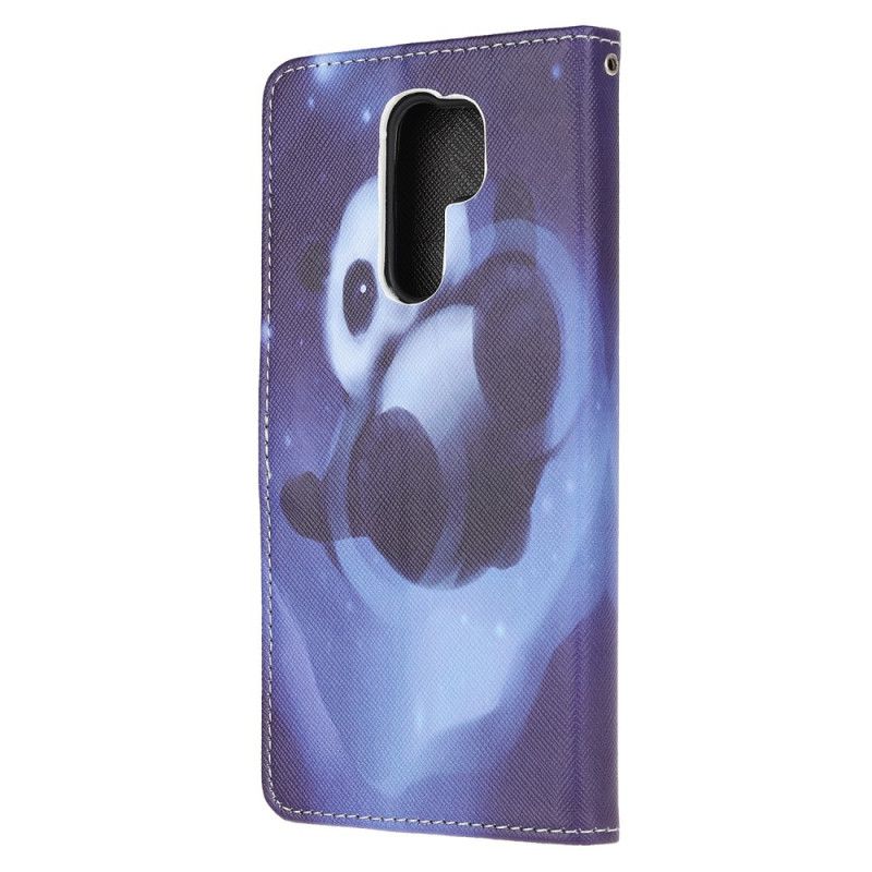 Flip Cover Læder Xiaomi Redmi 9 Pandarum Med Rem Beskyttelse