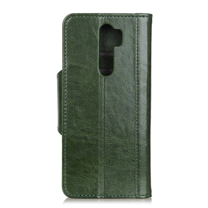 Flip Cover Læder Xiaomi Redmi 9 Sort Kunstlås Elegance Lås