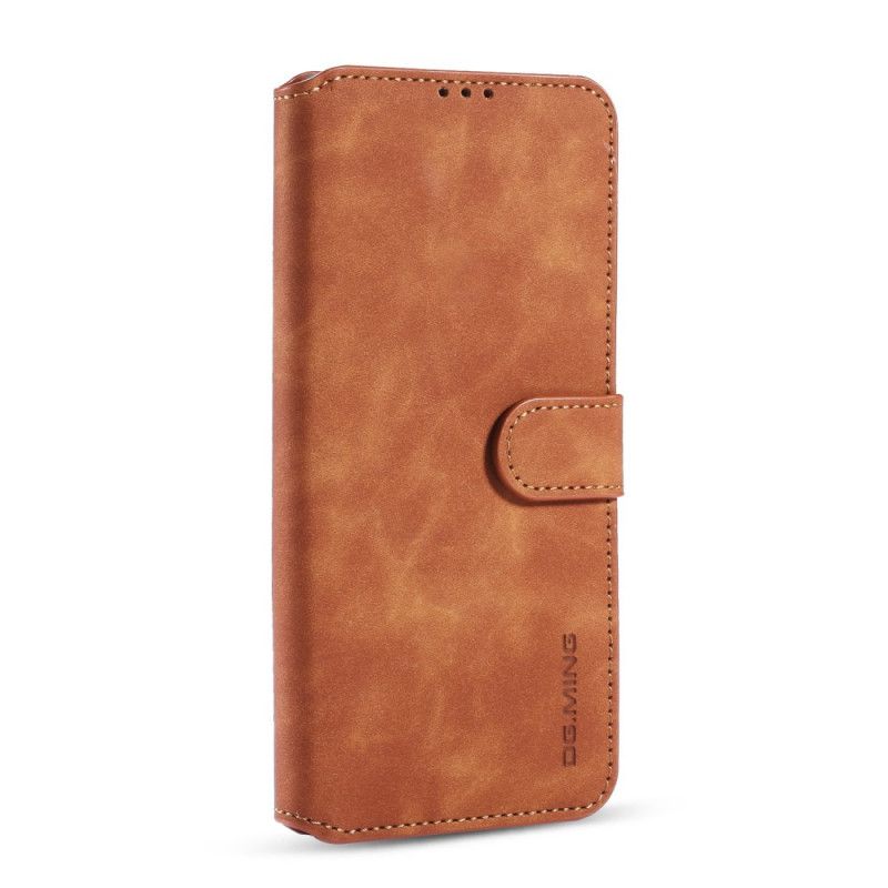 Flip Cover Xiaomi Redmi 9 Sort Retro Dg.Ming