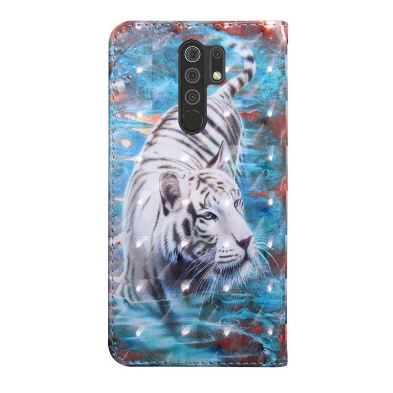 Flip Cover Xiaomi Redmi 9 Tiger I Vandet