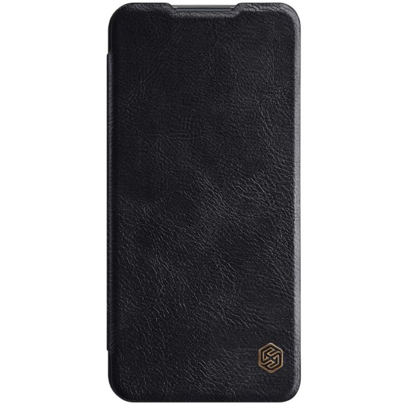 Læder Cover Xiaomi Redmi 9 Sort Nillkin Qin-Serie Original