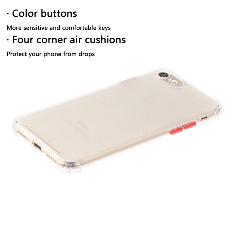 Cover for iPhone 7 / 8 / SE 2 Grå Farvede Forstærkede Hjørner