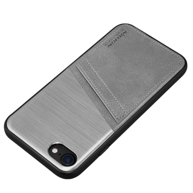 Cover for iPhone 7 / 8 / SE 2 Grå Luksus Nillkin Kortholder