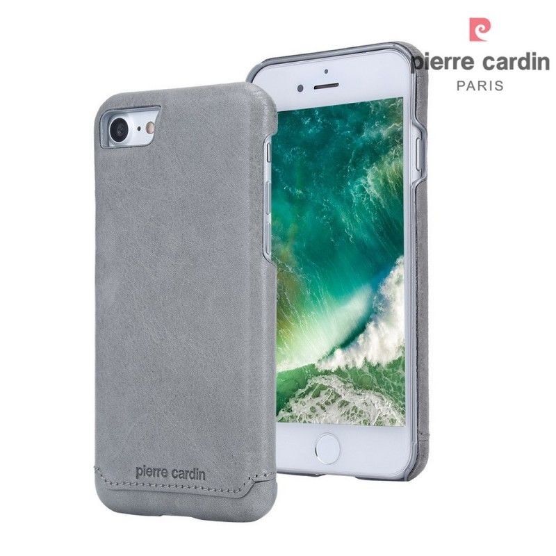 Cover for iPhone 7 / 8 / SE 2 Grå Pierre Cardin Læder