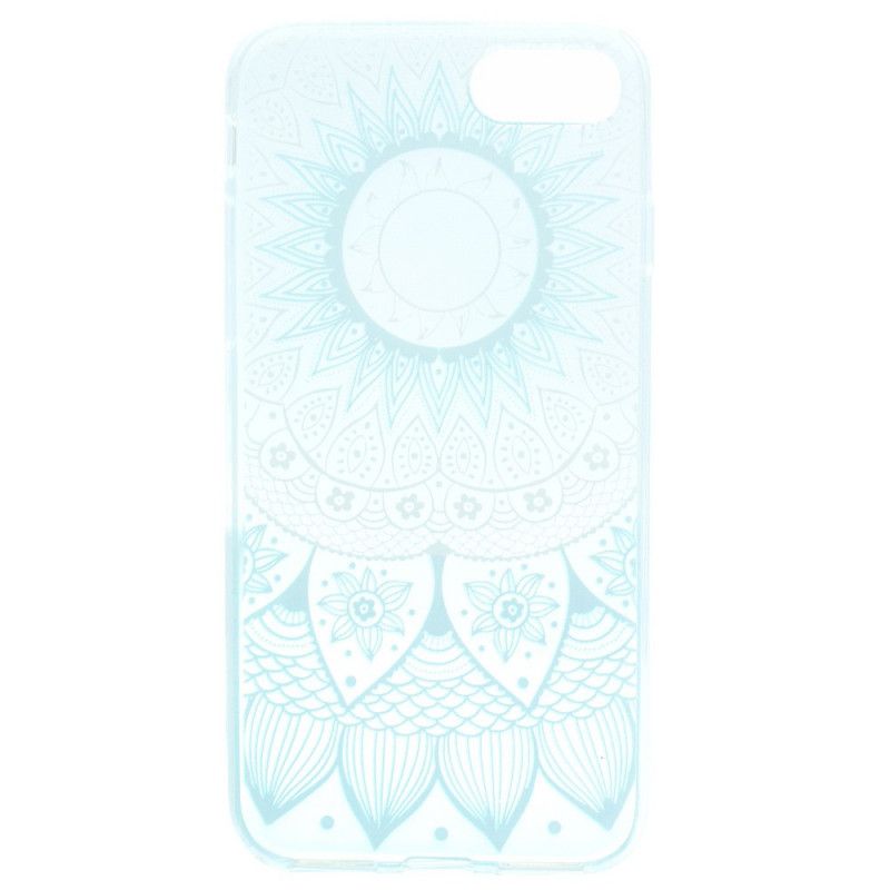 Cover for iPhone 7 / 8 / SE 2 Lyserød Gennemsigtig Farverig Mandala