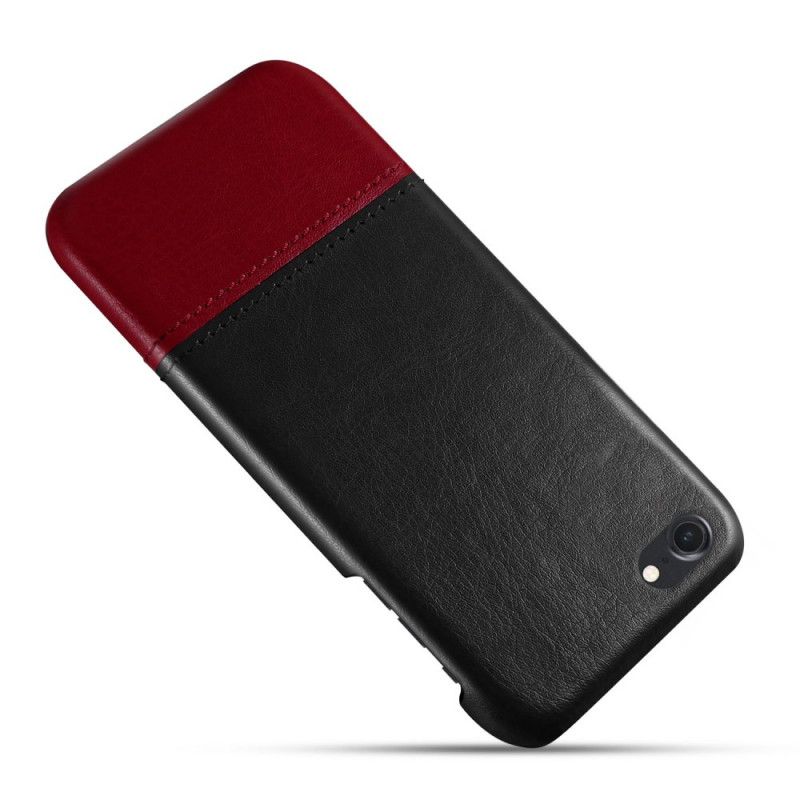 Cover for iPhone 7 / 8 / SE 2 Rød Ksq Kortholder