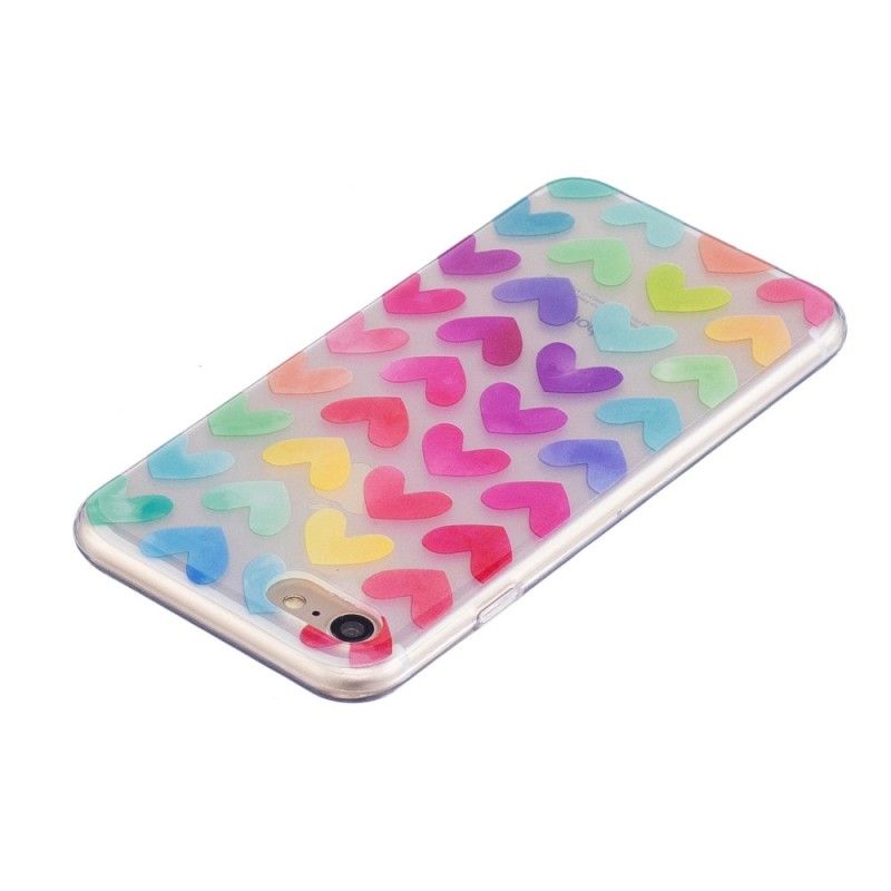 Cover iPhone 7 / 8 / SE 2 Grafiske Hjerter