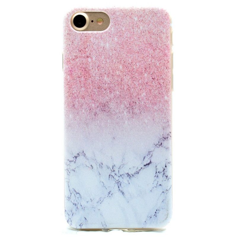 Cover iPhone 7 / 8 / SE 2 Magenta Marmor Beskyttelse