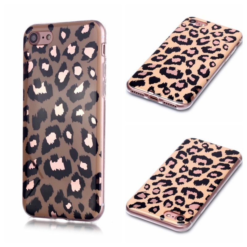 Cover iPhone 7 / 8 / SE 2 Marmor I Leopardstil