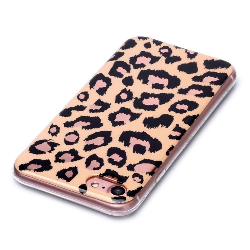 Cover iPhone 7 / 8 / SE 2 Marmor I Leopardstil