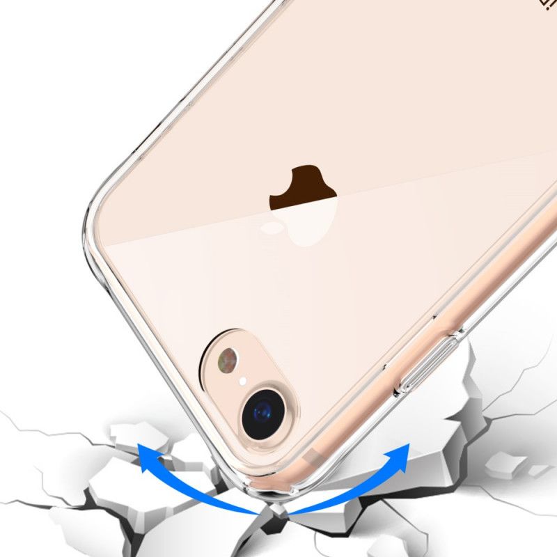 Cover iPhone 7 / 8 / SE 2 Mobilcover Gennemsigtig På Glas Og Akryl