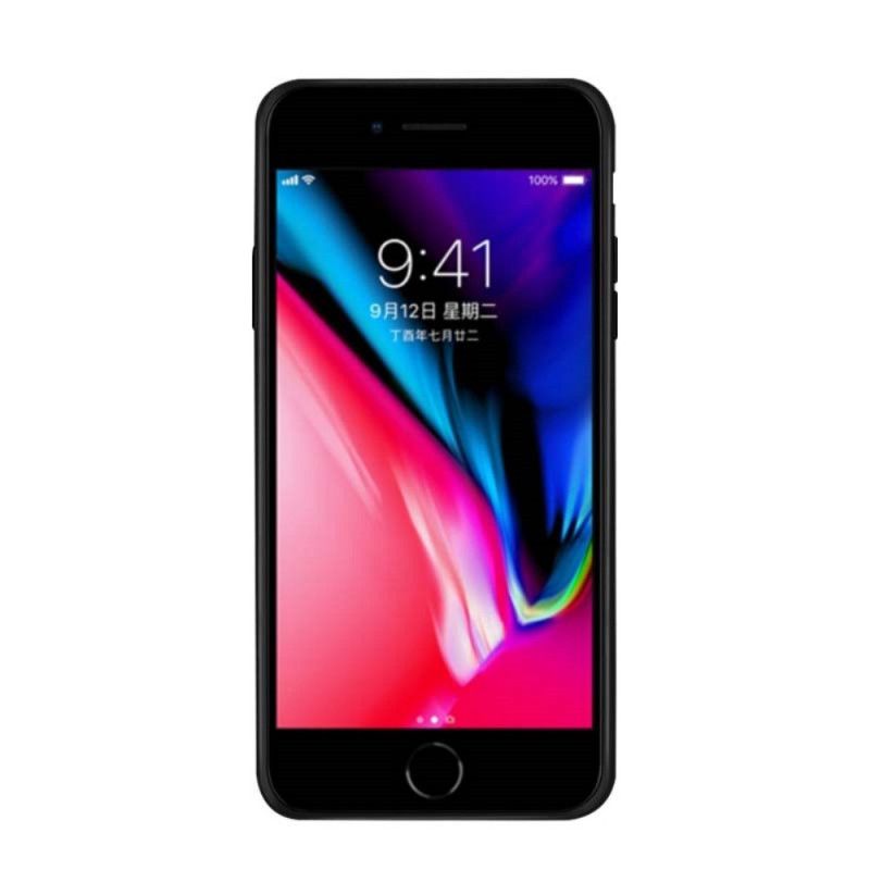 Cover iPhone 7 / 8 / SE 2 Rød Nxe Farver I Hærdet Glas Beskyttelse