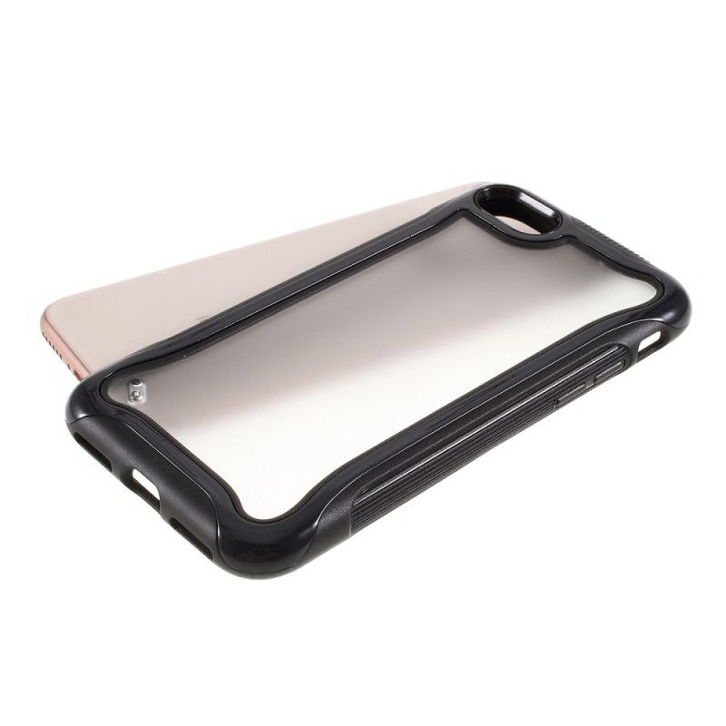 Cover iPhone 7 / 8 / SE 2 Sort 3-I-1 Mat Hybrid-Design