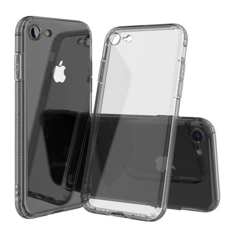 Cover iPhone 7 / 8 / SE 2 Sort Gennemsigtige Leeu-Beskyttelsespuder