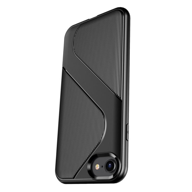 Cover iPhone 7 / 8 / SE 2 Sort Struktureret Design