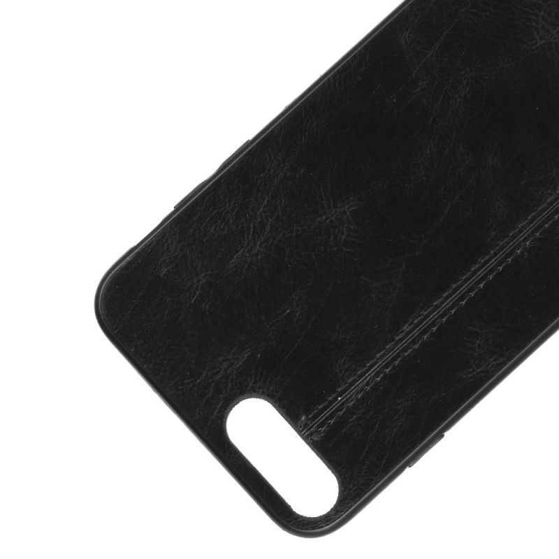 Cover iPhone 7 / 8 / SE 2 Sort Syet Lædereffekt