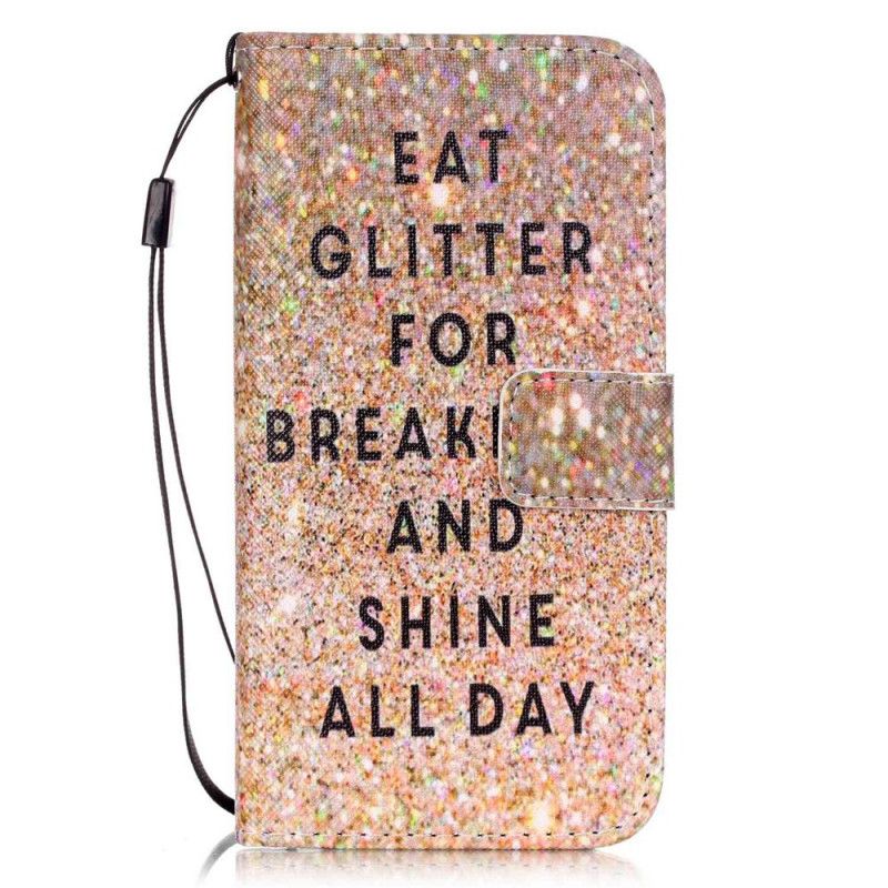 Flip Cover iPhone 7 / 8 / SE 2 Spis Glitter