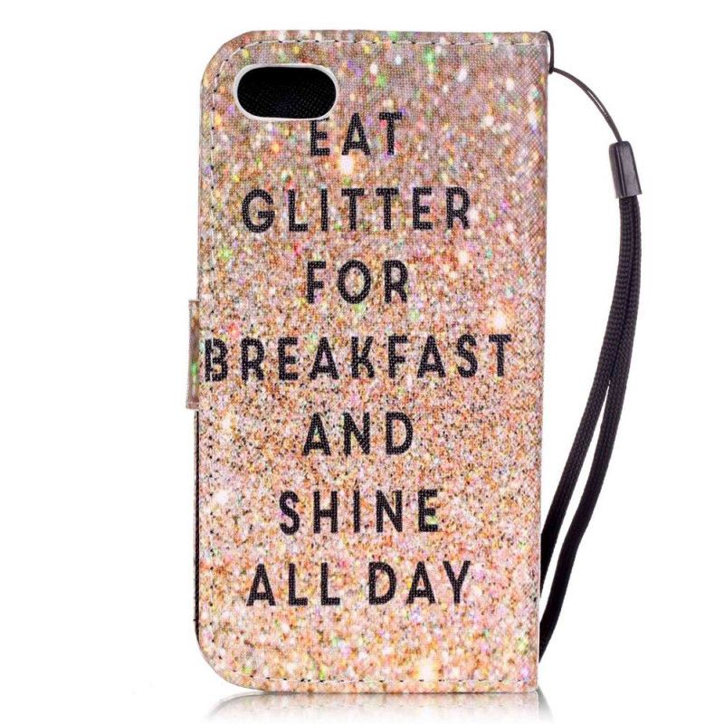 Flip Cover iPhone 7 / 8 / SE 2 Spis Glitter