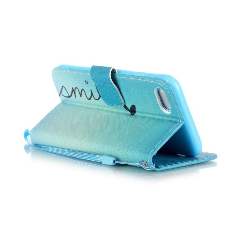 Flip Cover Læder for iPhone 7 / 8 / SE 2 Smil