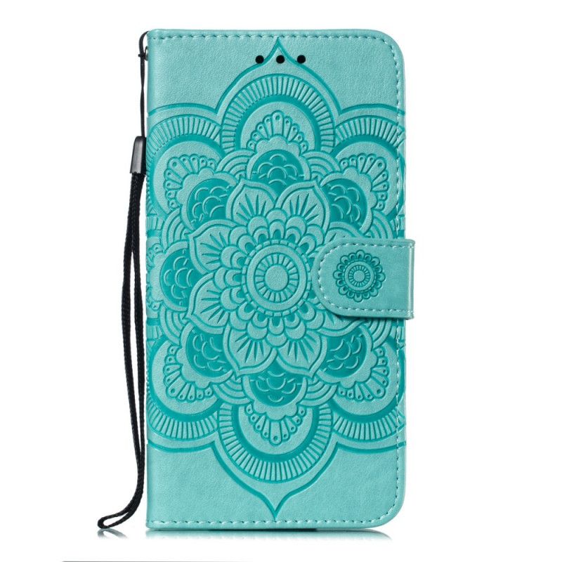 Flip Cover Læder for iPhone 7 / 8 / SE 2 Sort Hele Mandala