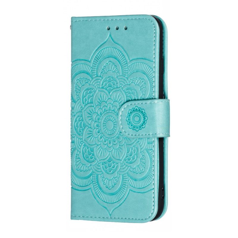 Flip Cover Læder for iPhone 7 / 8 / SE 2 Sort Hele Mandala