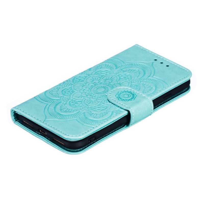 Flip Cover Læder for iPhone 7 / 8 / SE 2 Sort Hele Mandala