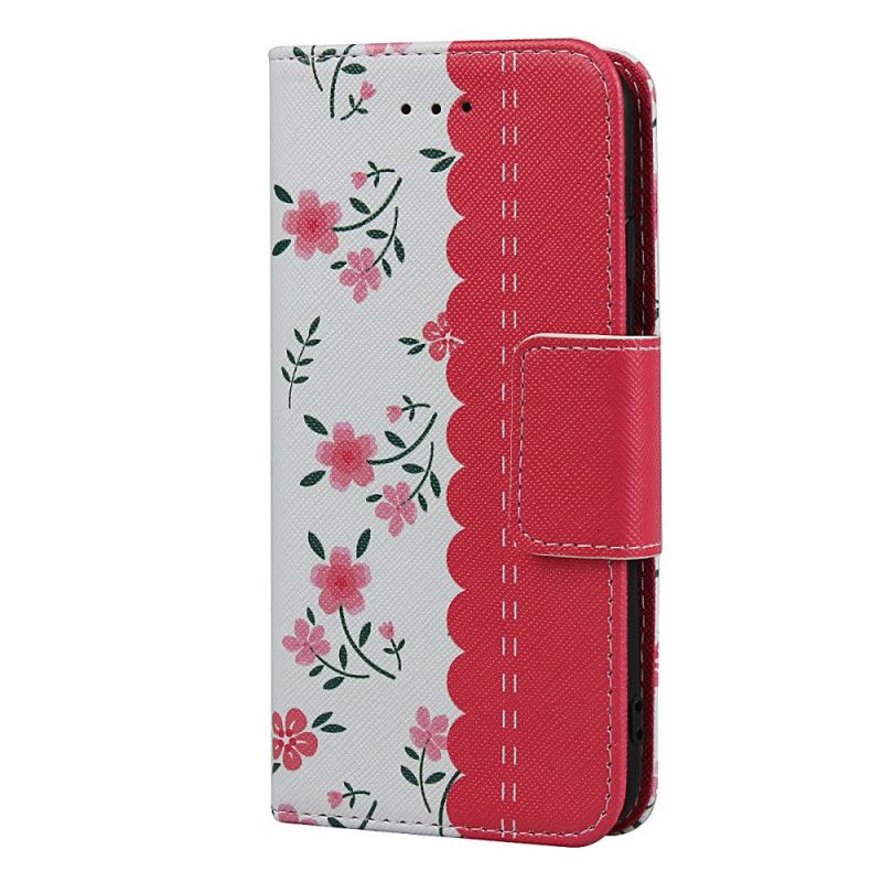 Flip Cover Læder iPhone 7 / 8 / SE 2 Magenta G-Streng Beskyttelse