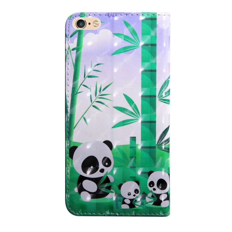 Flip Cover Læder iPhone 7 / 8 / SE 2 Oktavmor Og Anne Pandas Original