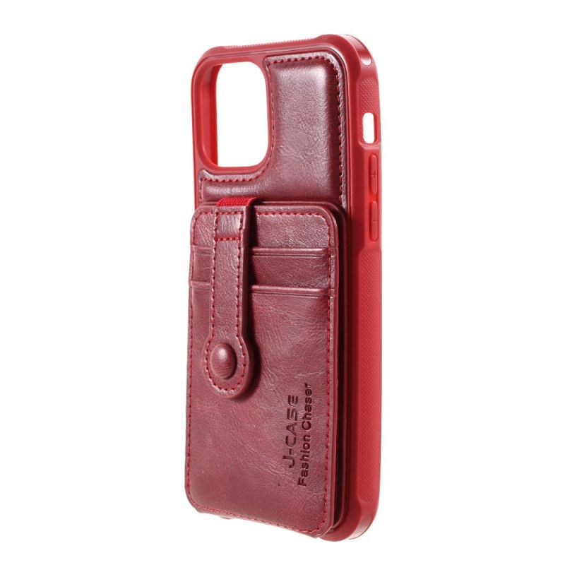 Cover for iPhone 12 Mini Sort Kortholder I J-Sag