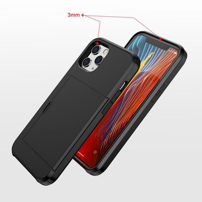 Cover for iPhone 12 Mini Sort Stiv Kortholder