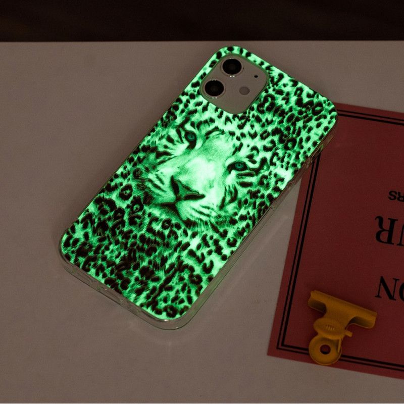 Cover iPhone 12 Mini Fluorescerende Leopard Beskyttelse