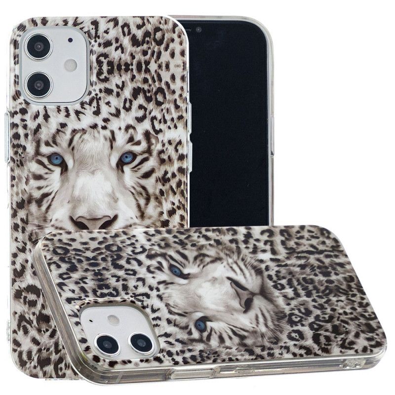 Cover iPhone 12 Mini Fluorescerende Leopard Beskyttelse