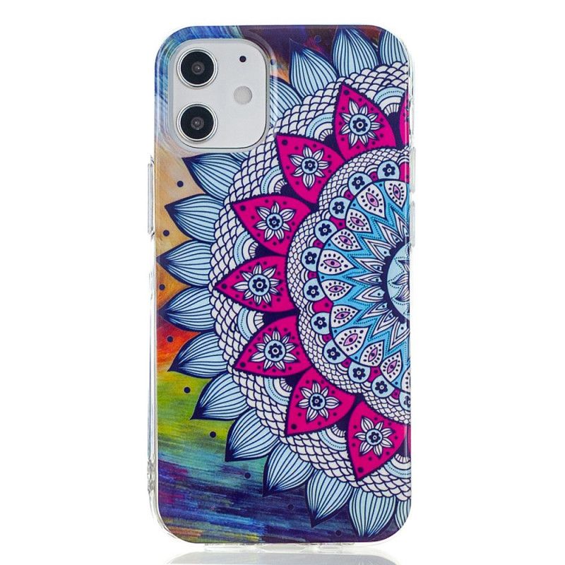 Cover iPhone 12 Mini Fluorescerende Mandala Original