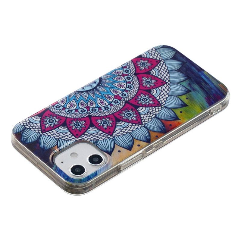 Cover iPhone 12 Mini Fluorescerende Mandala Original